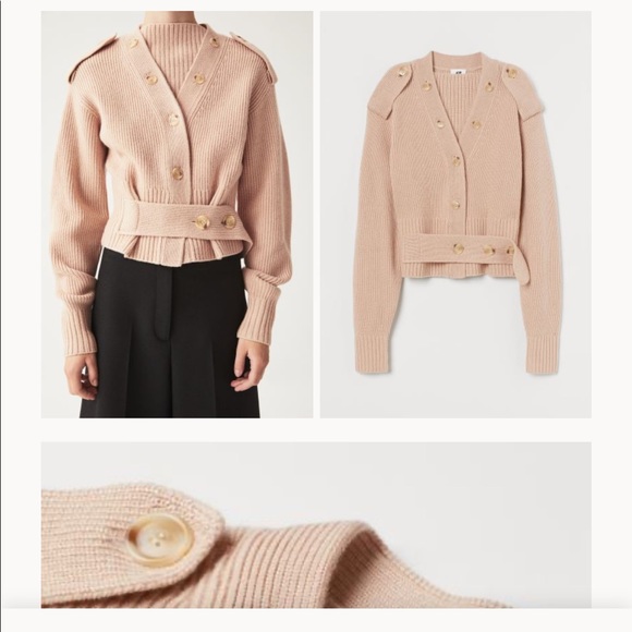 h&m studio cardigan